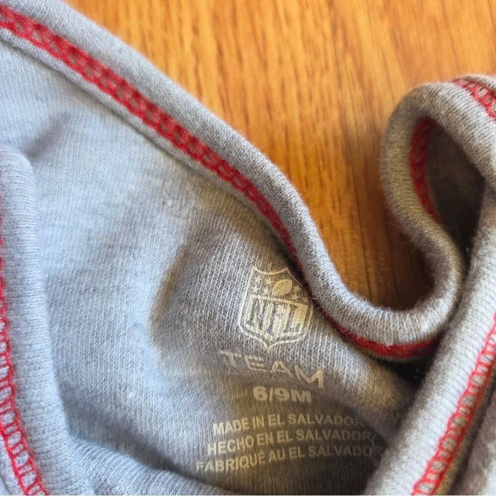 NFL New England Patriots Baby 6-9M 2pc Set New 100% Cotton Superbowl